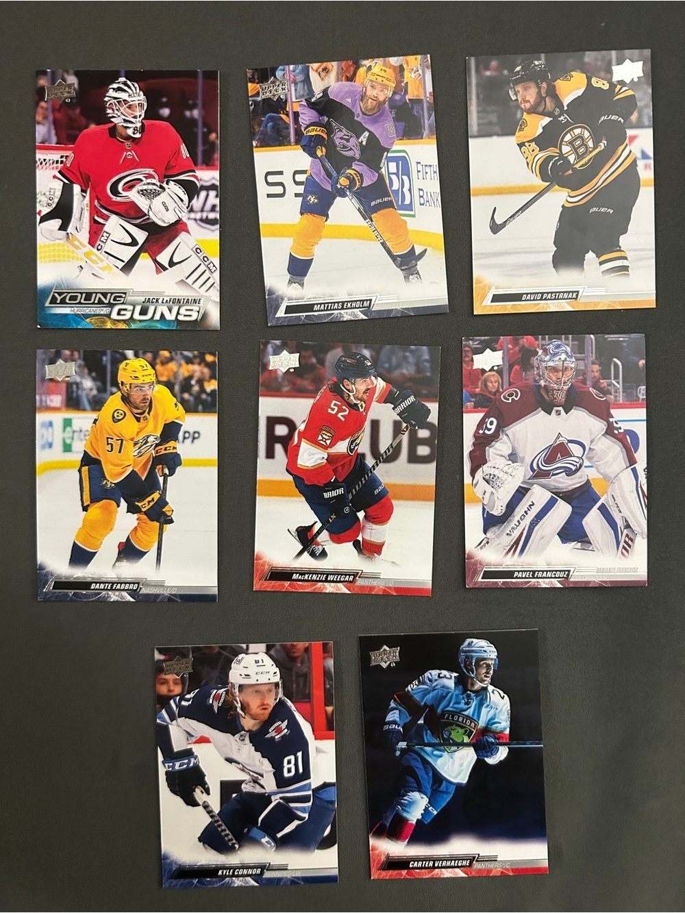 Bauer Black and Yellow David Pastrnak Hockey Card